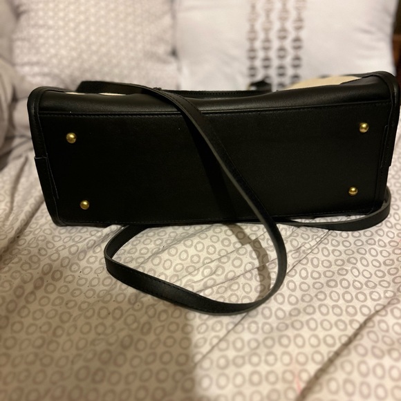 Canvas/faux leather satchel - Picture 5 of 5